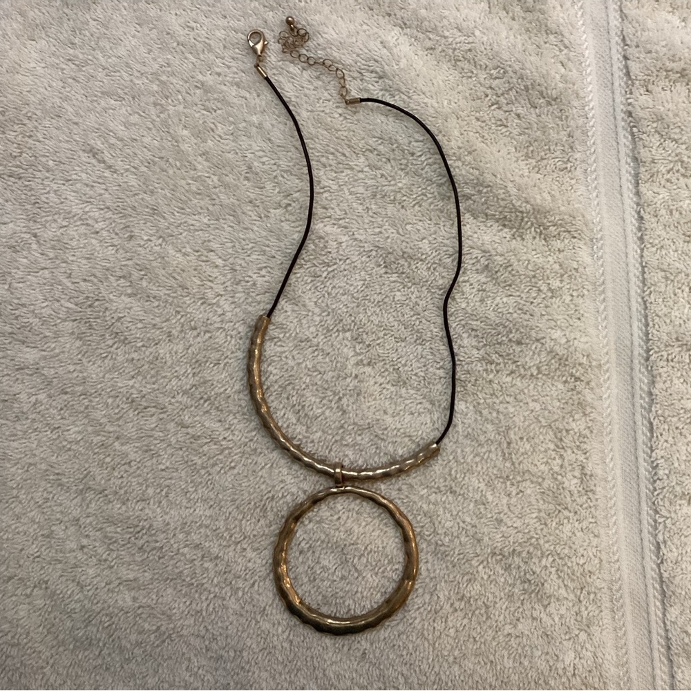 Goldtone Statement Necklace